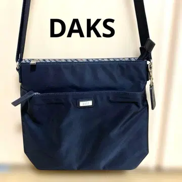 [ 새상품급 ] DAKS 닥스 숄더백 나일론 블랙