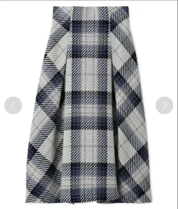 SNIDEL 로빙 체크 스커트