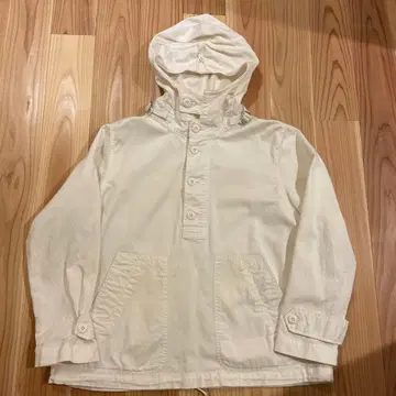 J.CREW 세일리지 아노락 후드티 M 화이트 풀오버