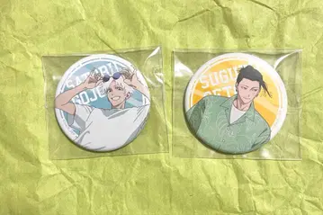 주술회전 카페 회옥옥절 2024 고죠 사토루 게토 스구루 캔뱃지