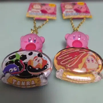 커비 아크릴 키링 2개 세트