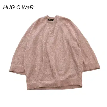 HUG O WaR 허그아워 모헤어 V넥 니트 풀오버 일본제