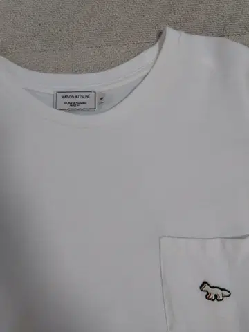 메종 키츠네 화이트 T셔츠