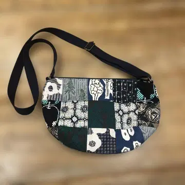 미나 페르호넨 패치워크 미니백 숄더 가로 handmade