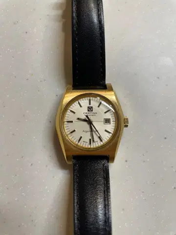 Certina 골드 쿼츠 손목시계
