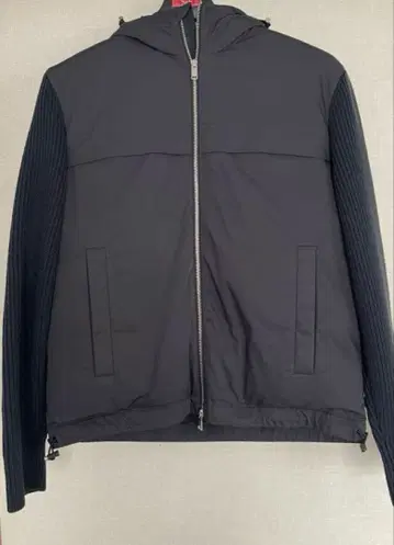 [ 미사용 택 포함 ] Theory 후드 부착 다운 자켓 L 블랙