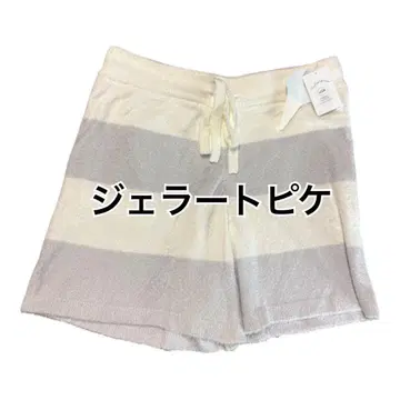 젤라또피케 복슬복슬 보더 숏팬츠 룸웨어 파자마 홈웨어