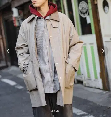 라이트 헌팅 코트 남성용 에스테틱 M niko and