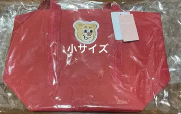 러브러리 바이 페이러 올드 테디걸 와펜 토트백 와인 빨간색