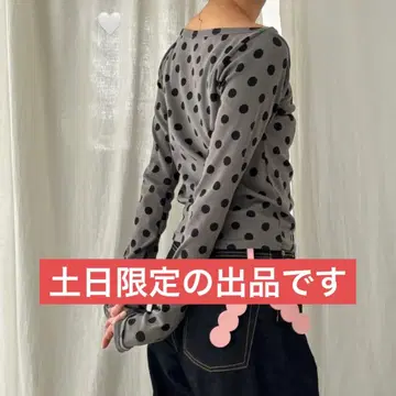 새상품 draw drawers longtee 도트