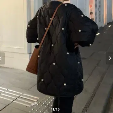 Marryme 빅 펄 자켓 블랙