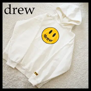 [ 새상품급 ] drew house 드류 하우스 풀오버 후드티 화이트 M