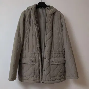 새상품급! 여성용 퀼팅 자켓 후드 부착 UNIQLO 빅 사이즈