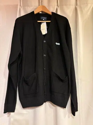 coen 블랙 V넥 가디건
