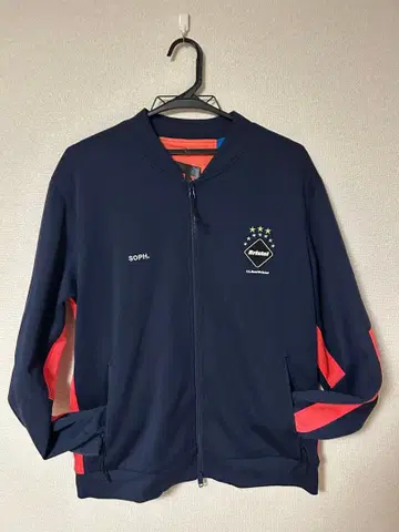 F.C.R.B. 집업 나일론 자켓 네이비