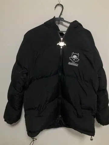 pctokyo 악마 다운 자켓 블랙 뿔 포함 M 사이즈 y2k