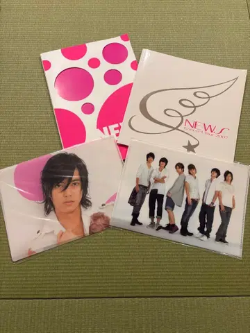 NEWS 콘서트 투어 팜플렛 2006 2007 클리어 파일