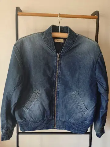 YANUK 충전솜 블루종 인디고 S 사이즈