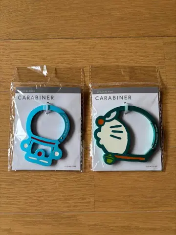 도라에몽 카라비너 플라워링 새상품 2개 세트