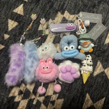 귀여운 키링 여러 가지 립 몬스터