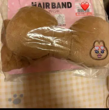 미사용 새상품 빤쮸토끼 헤어밴드