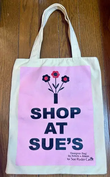 새상품급 레어 영국 안토니&앨리슨 프린트 토트백