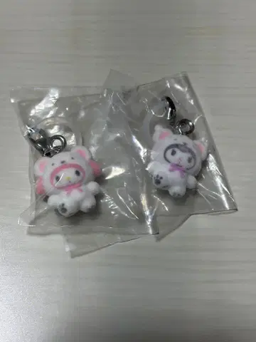 산리오 가챠가챠 복슬복슬 스노우 표시 액세서리 마이멜로디 쿠로미