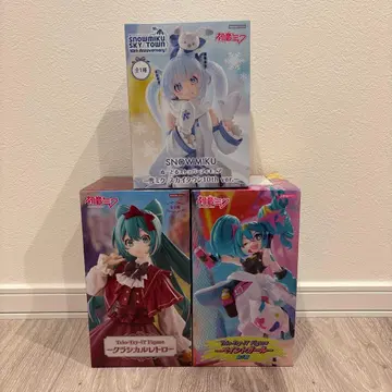 하츠네 미쿠 피규어 3개 세트 묶음 판매