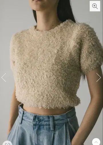 스타일 미키서 플러피 퍼 니트