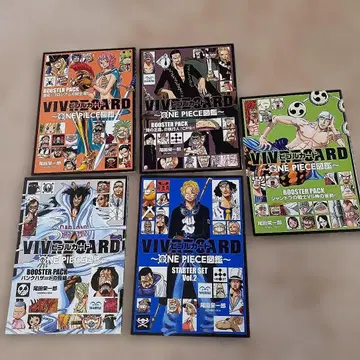 원피스 도감 원피스 비블 카드 5권 세트