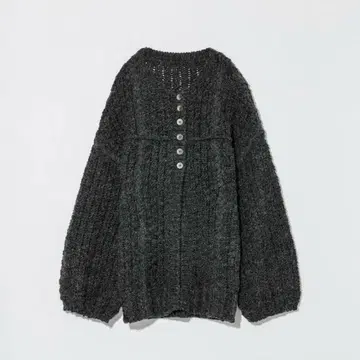 EAPHI HONEYCOMB KNIT CARDIGAN