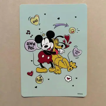 [ 레어 ] 디즈니 가위바위보 카드 히로시마 후추 이온몰 점포 한정판