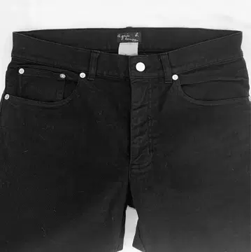 agnis b. 블랙 스트레이트 데님 40