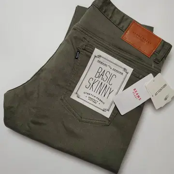 빔즈하트 베이직 스키니 팬츠 미사용 택 포함 스트레치 L 사이즈