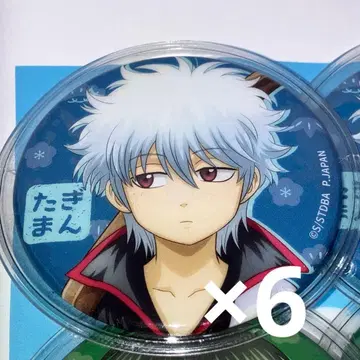 은혼 사카타 긴토키 작아져 버렸다 캔뱃지 6개 세트