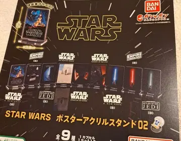 STAR WARS 스타 워즈 아크릴 스탠드 4종 가챠 피규어