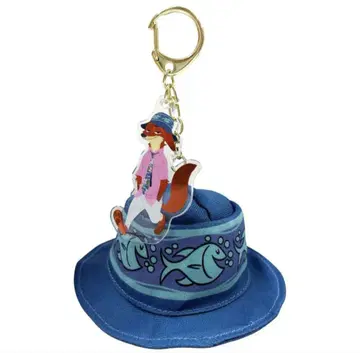 주토피아2 극장 굿즈 모자 키링 키링 닉 새상품