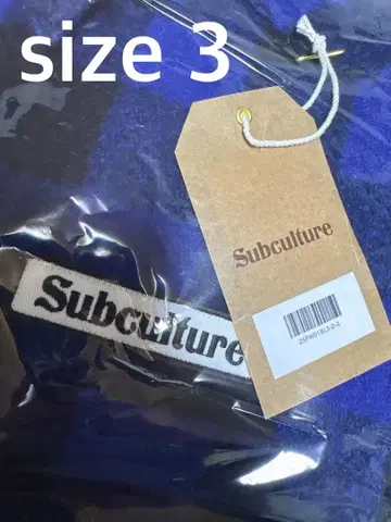 subculture 버팔로 체크 재킷 사이즈 3