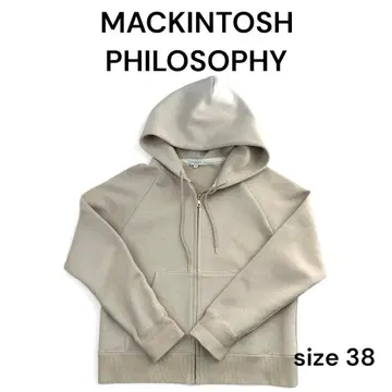 MACKINTOSH PHILOSOPHY 후드 후드티 38 일본제 베이지