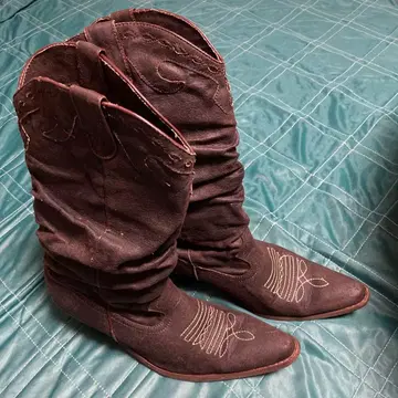 웨스턴 부츠 L 사이즈 다크 브라운