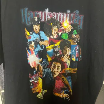 하루카미라이 T셔츠 XL 블랙