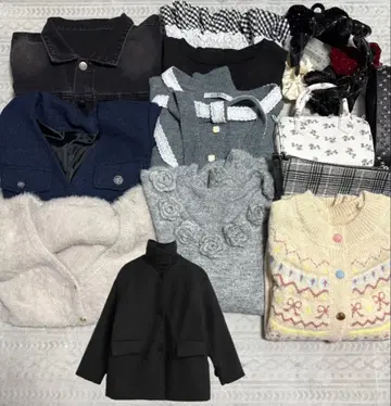 여성용 의류 묶음 판매 가을/겨울