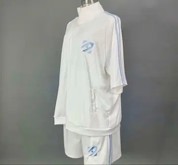 아노네논 아노네 저리 셋업 스카이블루 화이트