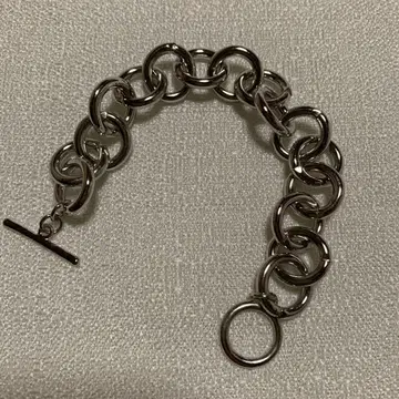 실버 체인 링크 팔찌