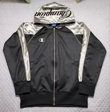 챔피온 후드티 블랙 X 실버