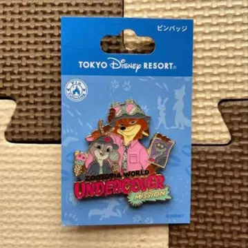 디즈니 주토피아2 핀 배지 닉 & 주디