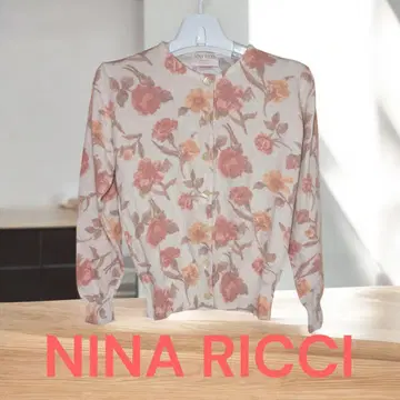 NINA RICCI 플라워 프린트 가디건