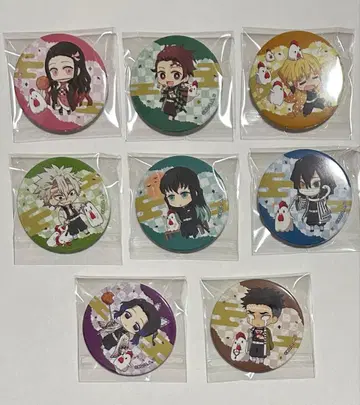 귀멸의 칼날 로손 콜라보 캔뱃지 세트