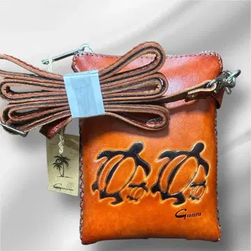 미사용 새상품 가죽 숄더백 미니백 호누 괌