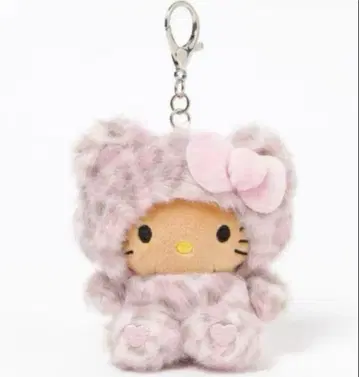 [미사용 새상품] 헬로키티 일광화상 핑크 레오파 토이참